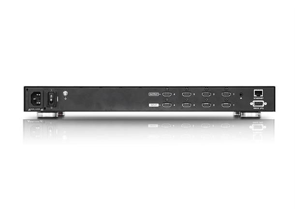 Aten Matrix  4x4 HDMI VideoWall Scaler 2.25Gbps EDID RS232 MultiView Quad { 